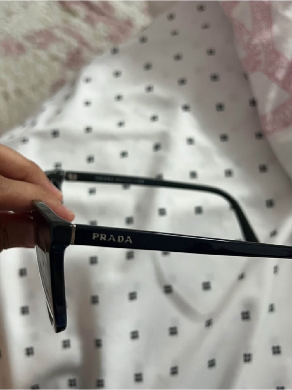 Prada Black Cat-Eye Sunglasses with Brown Lenses - Picture 7 of 10